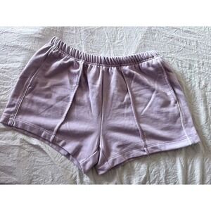 Wild Fable Lavender Sweat Shorts Women's Size M,Elastic Waist Drawstring Casual